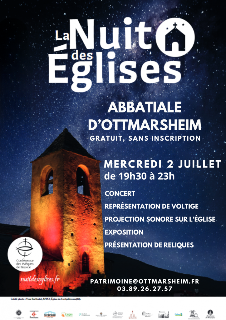 Affiche Nuit des églises 2025